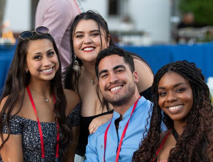 Saint Mary's Executive DBA Students on the Chapel Lawn